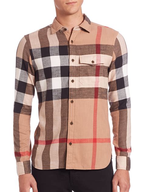 Burberry shirt men sale